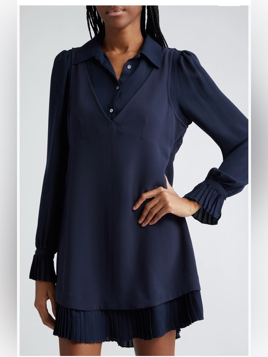 cinq a sept Dresses & Skirts - Cinq a sept Rayna Layered Long Sleeve Mini dress